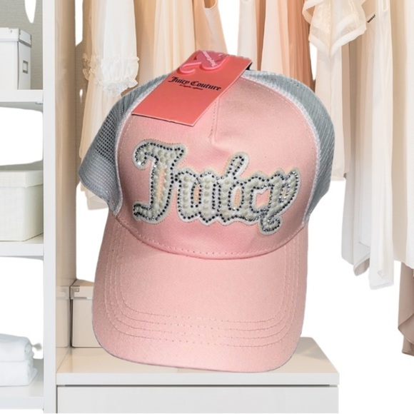 Juicy Couture Accessories - Pink Pearl Juicy Couture Cap